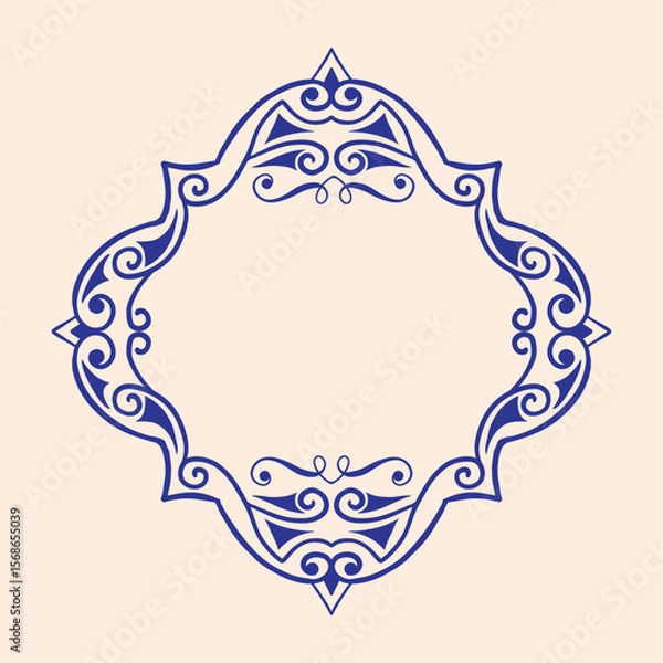 Obraz Decorative frame ornament border design
