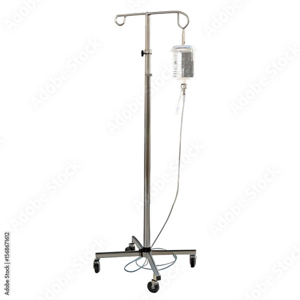 Obraz IV Pole Medical Equipment Photograph isolated on transparent background