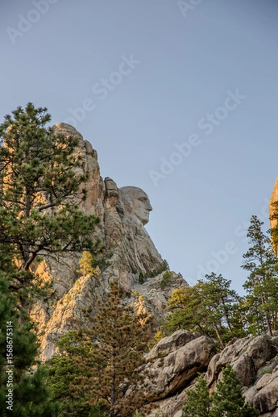 Obraz Mount Rushmore: Washington Profile