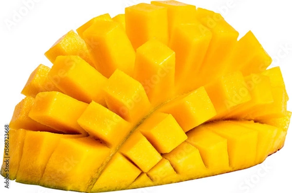 Obraz Mango Slice Isolated From Background