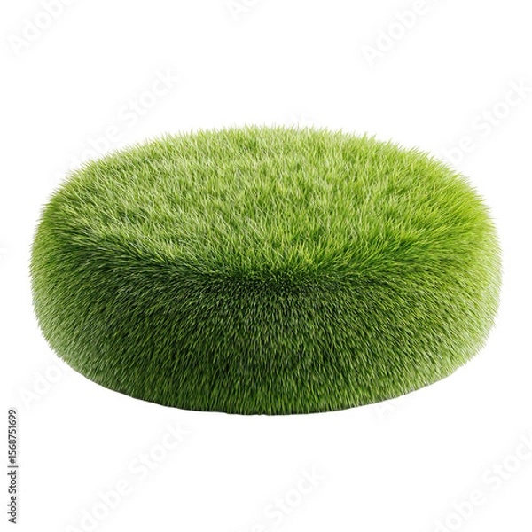 Obraz Grassy Cap Object on Transparent Background