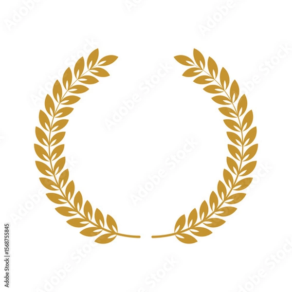 Fototapeta Laurel wreath vector icon
