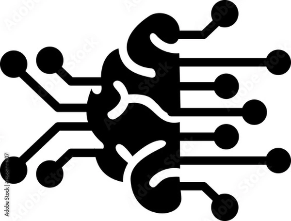 Fototapeta Machine Learning Icon