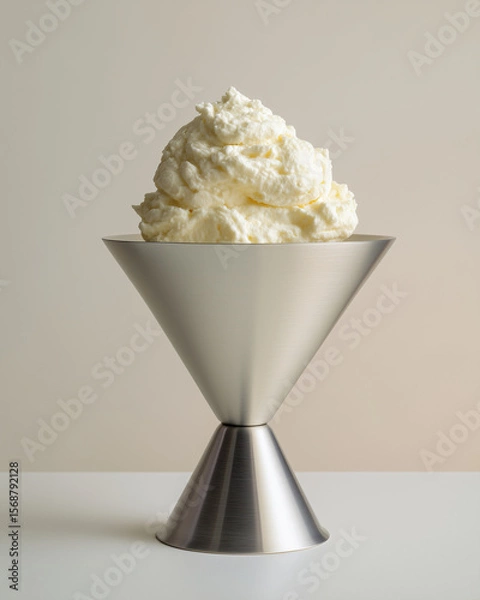 Fototapeta ice cream in a bowl. Generative AI