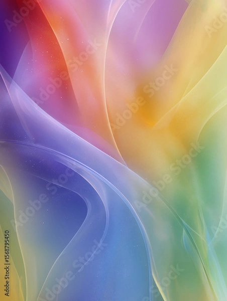 Fototapeta abstract blue background. Generative AI