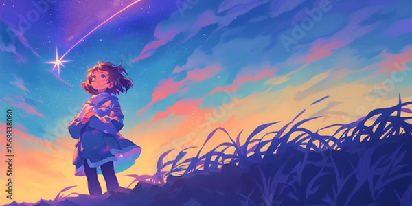 Fototapeta 星に願いを