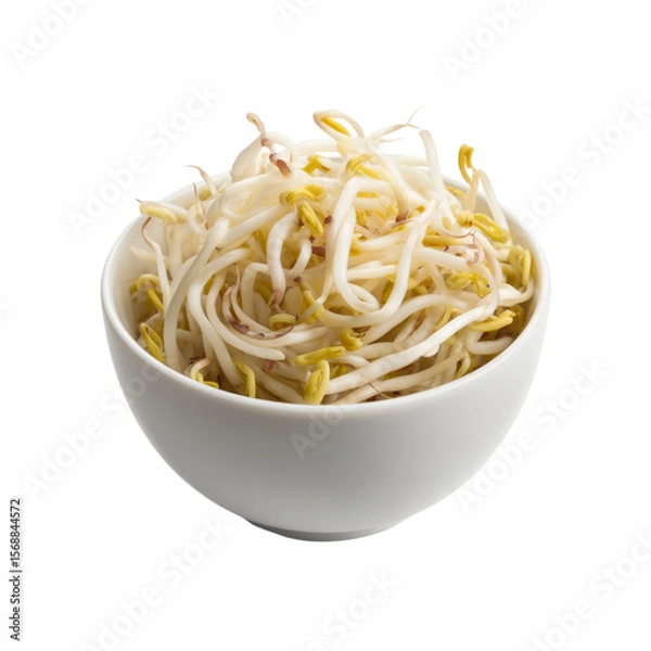 Obraz Bowl of Fresh Mung Bean Sprouts