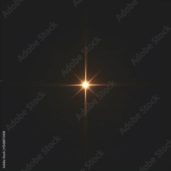 Obraz The glint of light along its point, focused and still.

