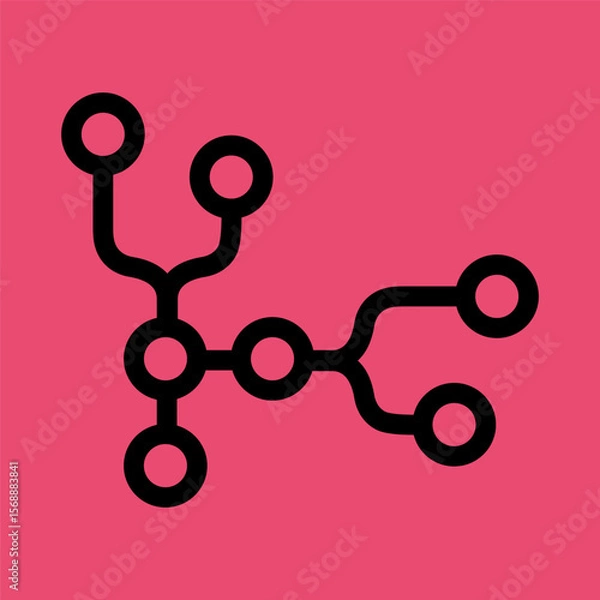 Obraz Workflow automation icon. Icon element design for app and web. Vector illustration.