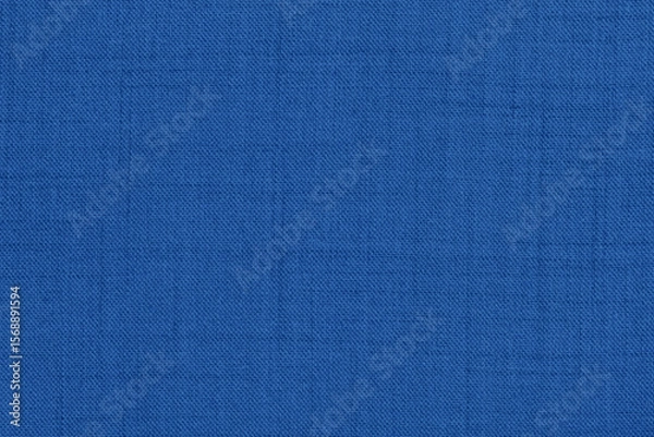 Fototapeta Dark blue linen fabric cloth texture for background, natural textile pattern.