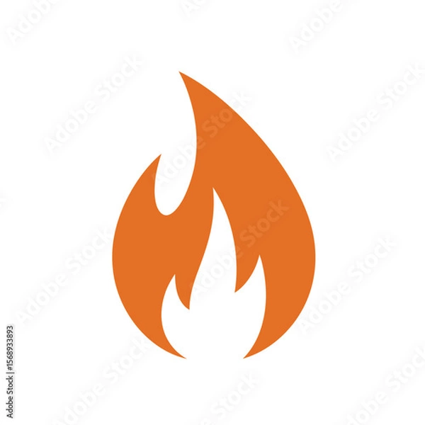 Obraz Fire flame logo