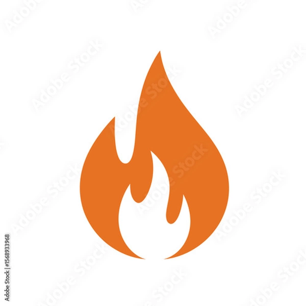 Obraz Fire flame logo