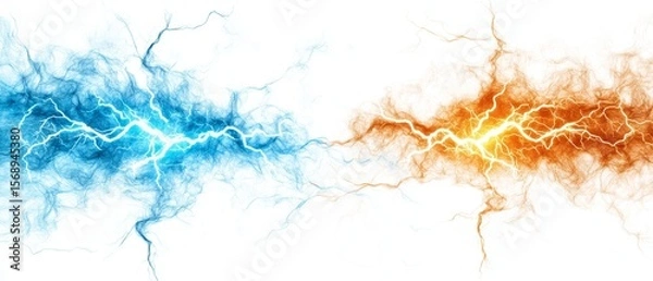 Obraz Abstract Energy Clash