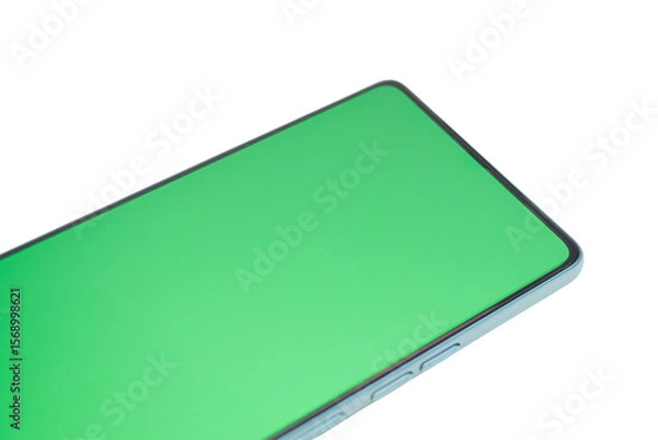 Obraz Close-up view of a modern smartphone.