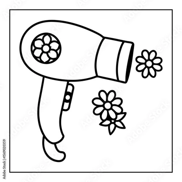 Obraz vector illustration of a white background