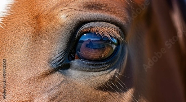 Obraz Close-Up Horse Eye Reflection