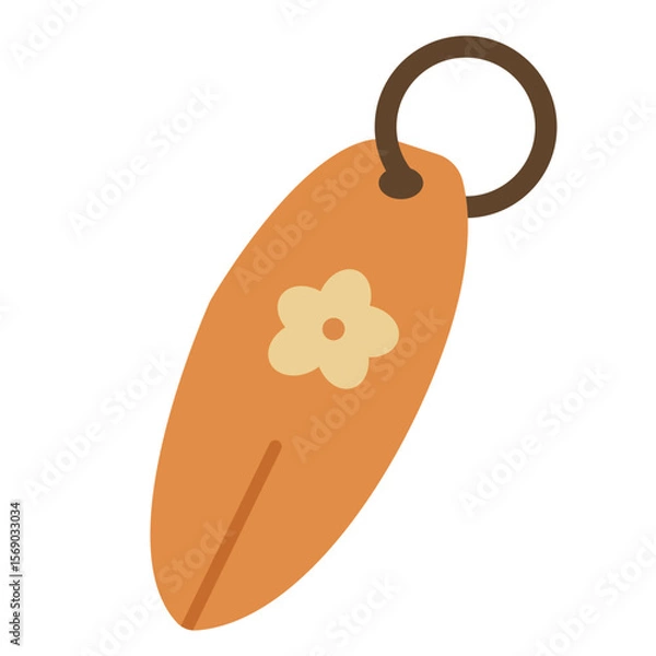 Obraz Surfboard Keychain 