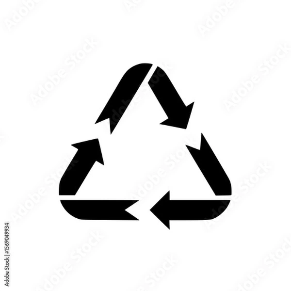 Obraz vector recycle icon