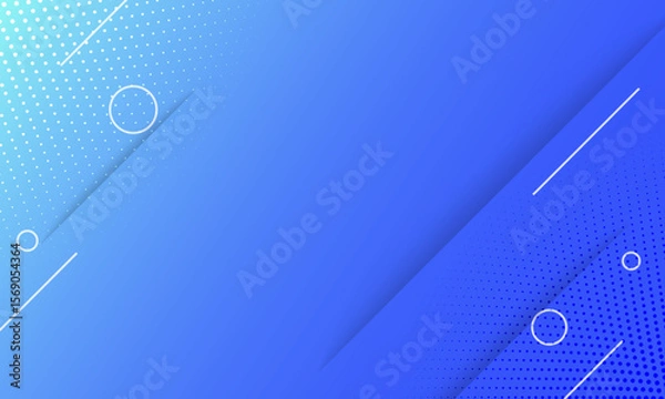 Obraz Abstract blue background vector design, banner pattern, background template. Suitable for various background design, template, banner, poster, presentation, etc.