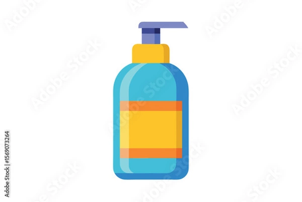 Fototapeta Refreshing Summer Lotion Hydrating Skin Care Bottle Design