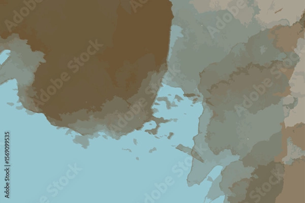 Fototapeta watercolor design with vecto 