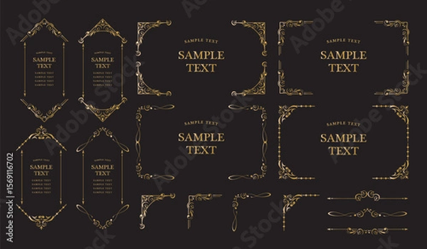 Obraz アンティーク　ビンテージ　フレーム飾り枠
