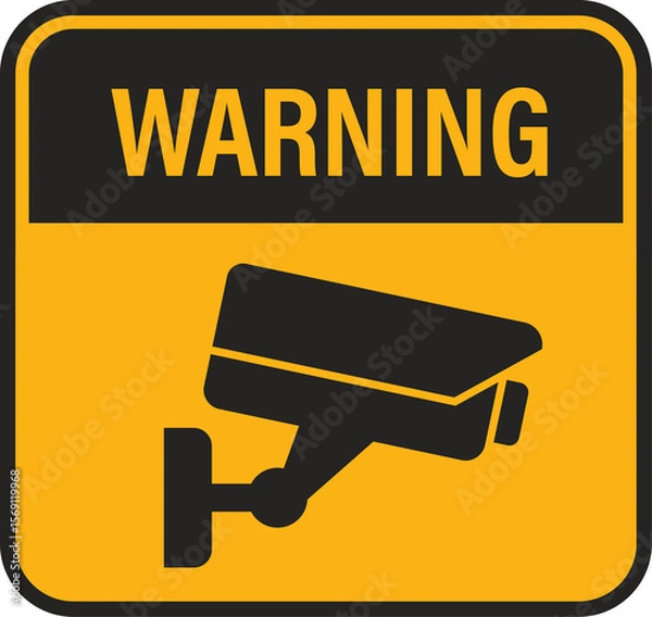 Fototapeta Security camera icon,