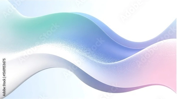 Fototapeta Abstract gradient wave design desktop wallpaper