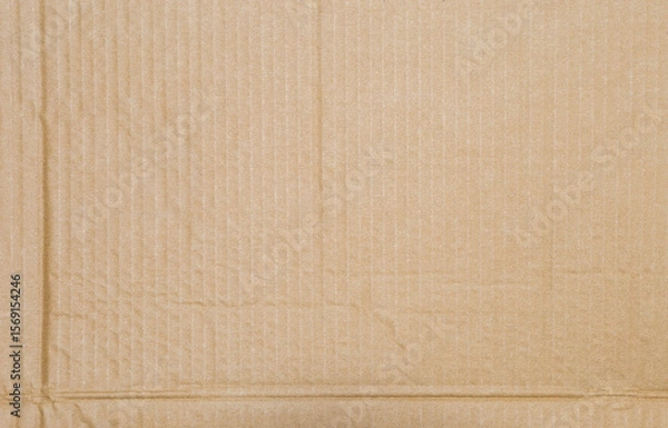 Obraz Empty old brown cardboard box paper texture background, blank brown cardboard paper background