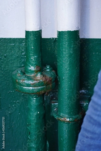 Obraz colored metal pipes