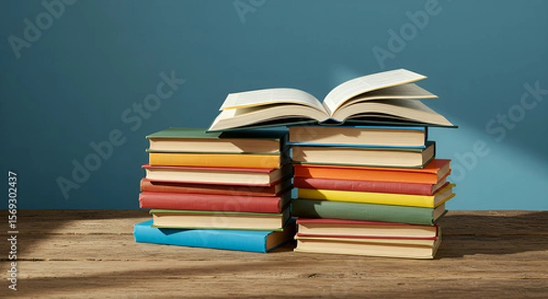 Obraz stack of books