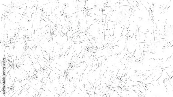 Fototapeta monochrome texture overlay composed of irregular graphic elements with distressed grain and rough edges