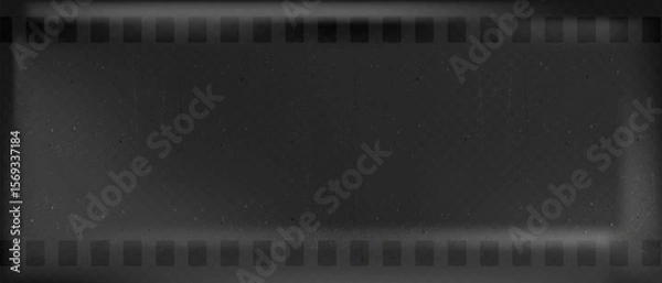 Fototapeta Old shabby grainy film overlay effect, Abstract dark bg cinema with noise and grainy texture, Vector illustration.