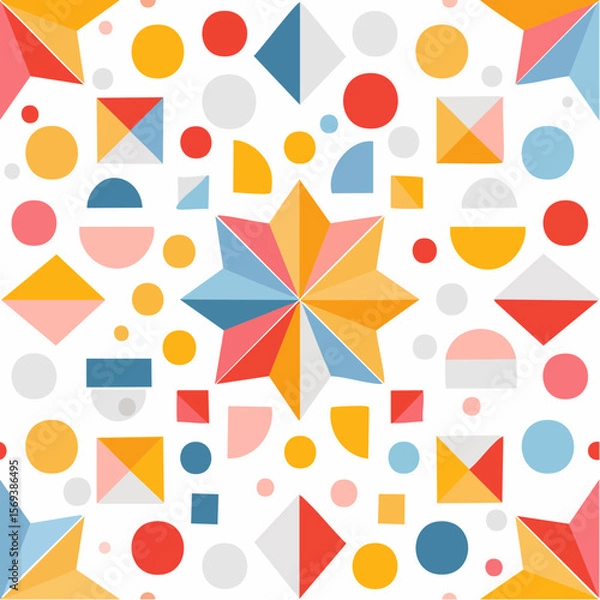 Fototapeta colorful Seamless pattern 