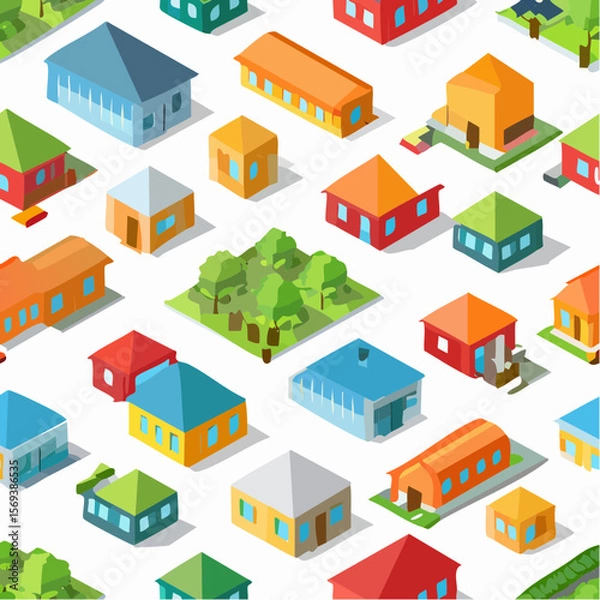 Fototapeta colorful Seamless pattern 