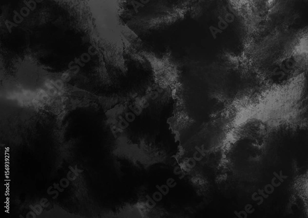 Obraz 抽象的　水墨画　背景素材