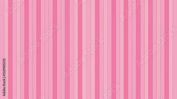 Obraz A pink striped background with alternating shades of pink creating a vertical pattern of light and dark