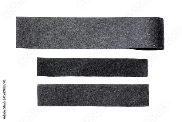 Obraz Three dark gray rectangular shapes, layered