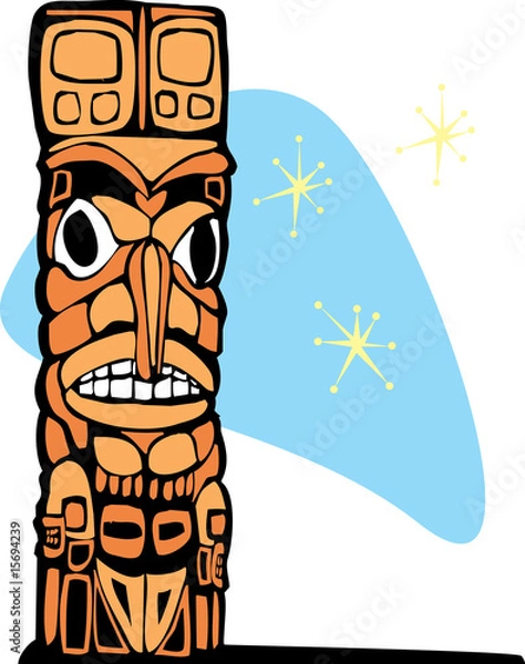 Obraz Martini Retro Totem