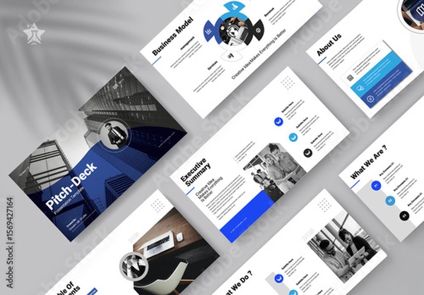 Obraz Pitch Deck Presentation Template