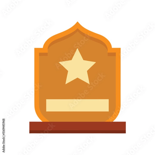 Obraz Wall Plaque with Star Inlay Design