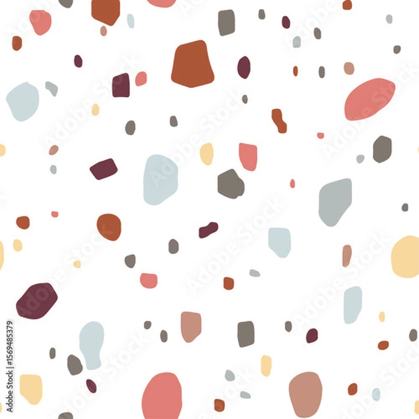 Fototapeta Hand-drawn texture seamless print design. Vector illustration design for fashion fabrics and textiles.