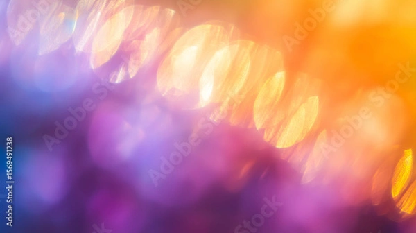 Fototapeta Colorful bokeh effect background