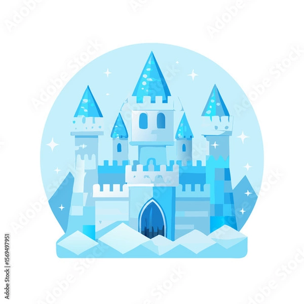Obraz vector illustration of a castle