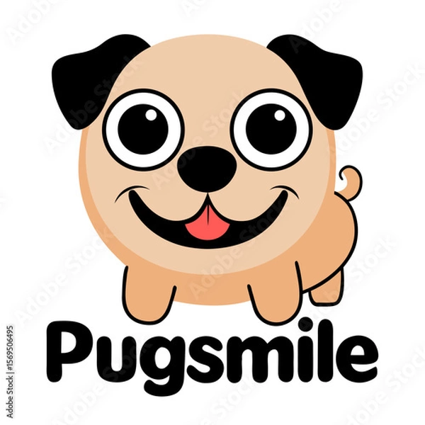 Obraz puppy dog logo