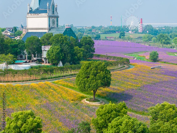 Obraz Wuhan Hua Bo Hui Scenic Spot Spring Scenery