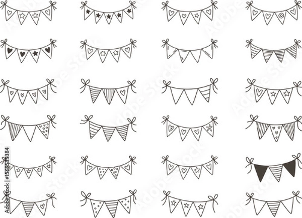 Fototapeta Elegant Abstract Minimalist Black and White Design Elements