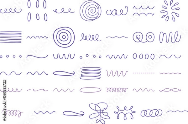 Fototapeta Intricate Pen  Ink Doodles Abstract Background Texture