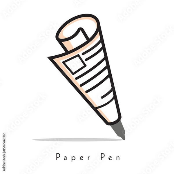 Obraz Paper Pen Drawing.eps