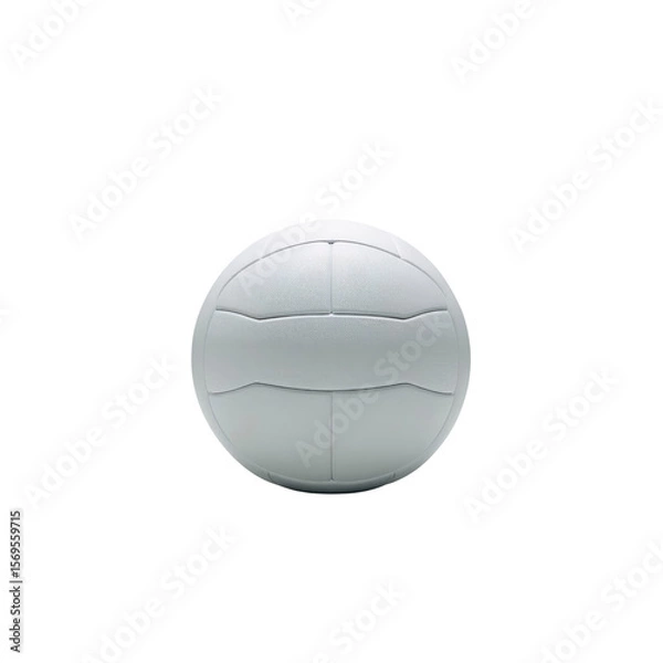 Fototapeta White Gaelic Football Isolated on Transparent Background